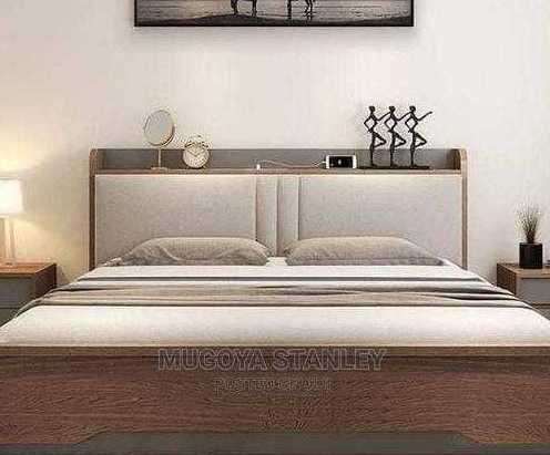 Wooden bed frame