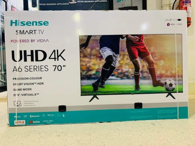 HISENSE 70″SMART TV 4K UHD