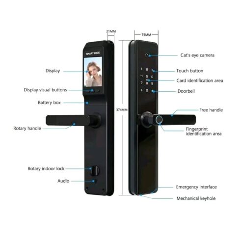 Smart door locks with intercom