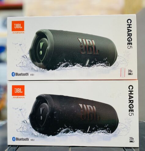 JBL CHARGE 5 PORTABLE BLUETOOTH WATER PROOF SPEAKER