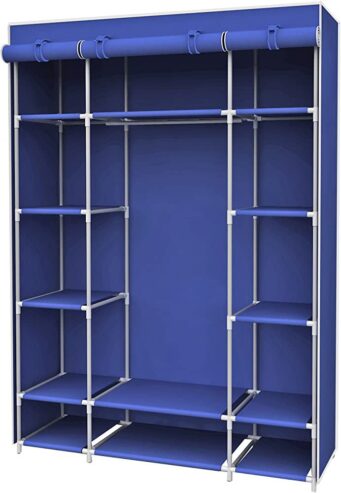 Wooden closet three columns