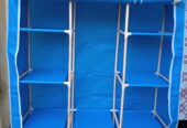 Wooden closet three columns