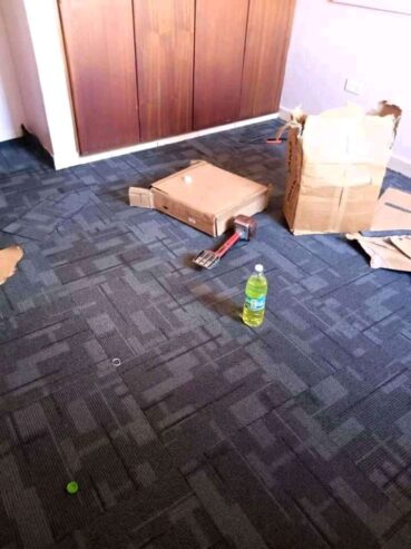 PVC tile carpets