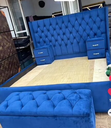 KINGS BED 5*6 BLUE VERSION