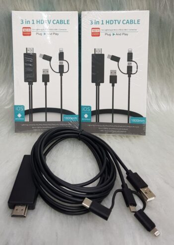 3 in 1 HD TV Cable