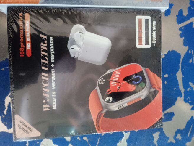 Smart watch with earpods