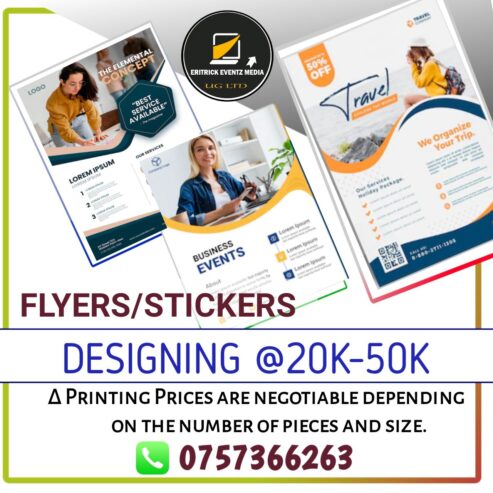 Online promotional posters and ads