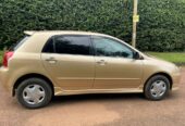 TOYOTA ALLEX ENGINE CAPACITY 1.8cc
