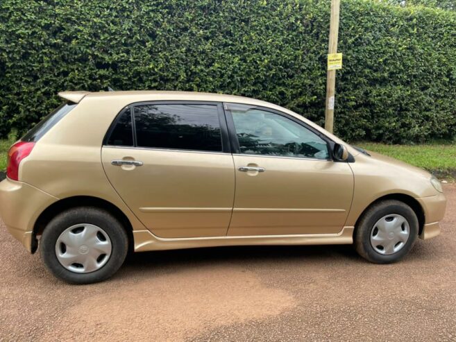 TOYOTA ALLEX ENGINE CAPACITY 1.8cc