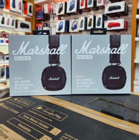 Marshal Major IV Wireless Headphones (Wireless Charging, 80Hours Play Time)