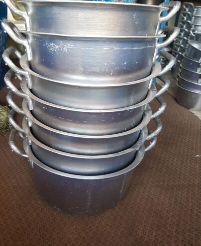 Aluminium saucepans