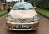 TOYOTA ALLEX ENGINE CAPACITY 1.8cc