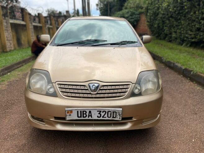TOYOTA ALLEX ENGINE CAPACITY 1.8cc