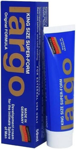 Largo King Size Super Original Formula Penis Enlarging Cream, 50ml
