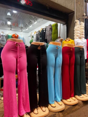 All available in different colours and sizes.