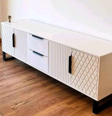 TV stand in white