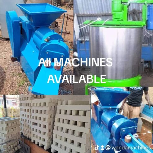 Machines making bar Soap