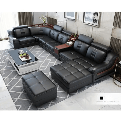 U modern sofa set