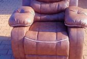 Recliner model six sitter leather it’s available for more details 0702710162/0773527395