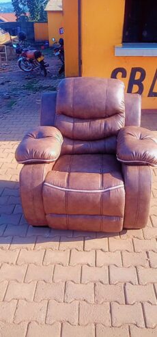 Recliner model six sitter leather it’s available for more details 0702710162/0773527395