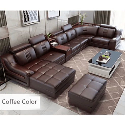 U modern sofa set